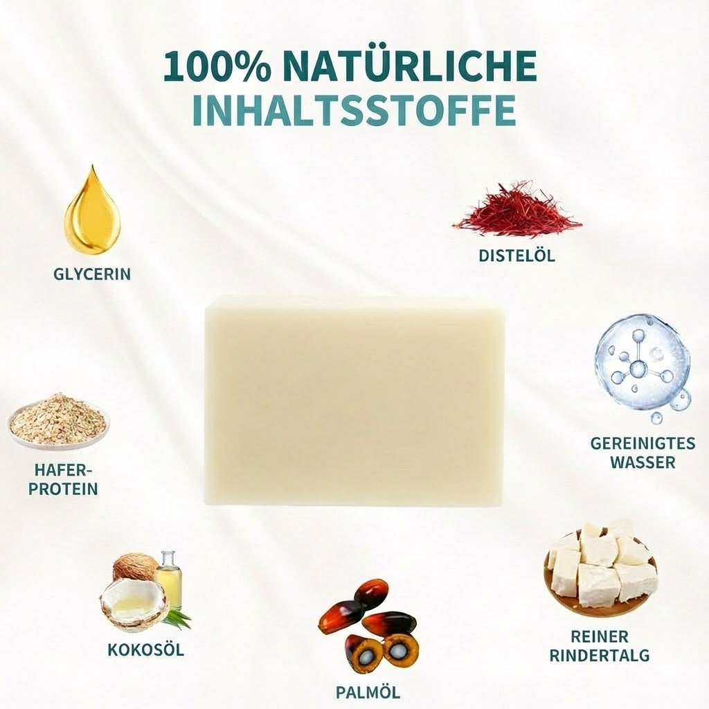 Beef Tallow Seife, Natur Seife